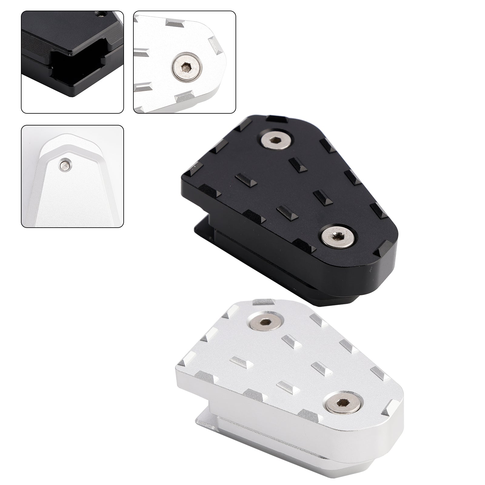 Multistrada 950 1200 1260 CNC Pédale de frein extension PEG PAD Silver