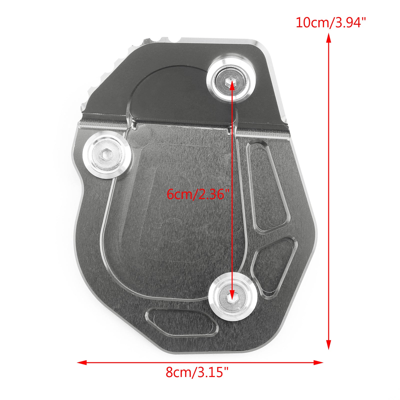 BMW R NINE T 2017 Pata de cabra Caballete lateral Placa ampliadora Pad