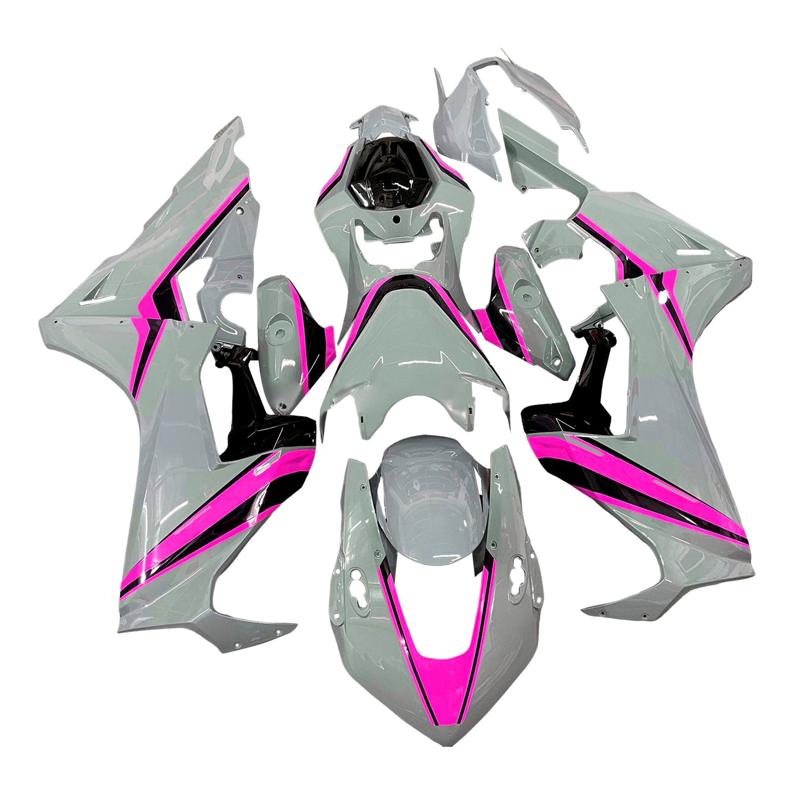 Amotopart 2017-2023 Honda Grey Pink CBR1000rr Kit de camerage