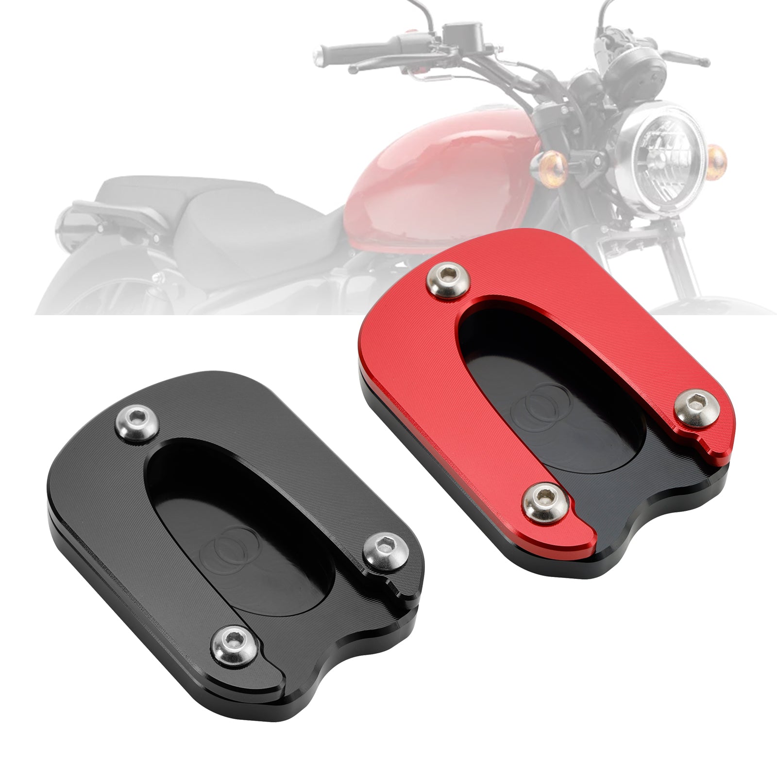 21-23 Meteor 350 Kickstand Enlarge Plate Pad