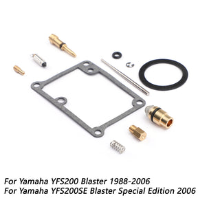 Kit di riparazione ricostruzione carburatore CARB per Yamaha YFS 200 Blaster 200 YFS200 88-06