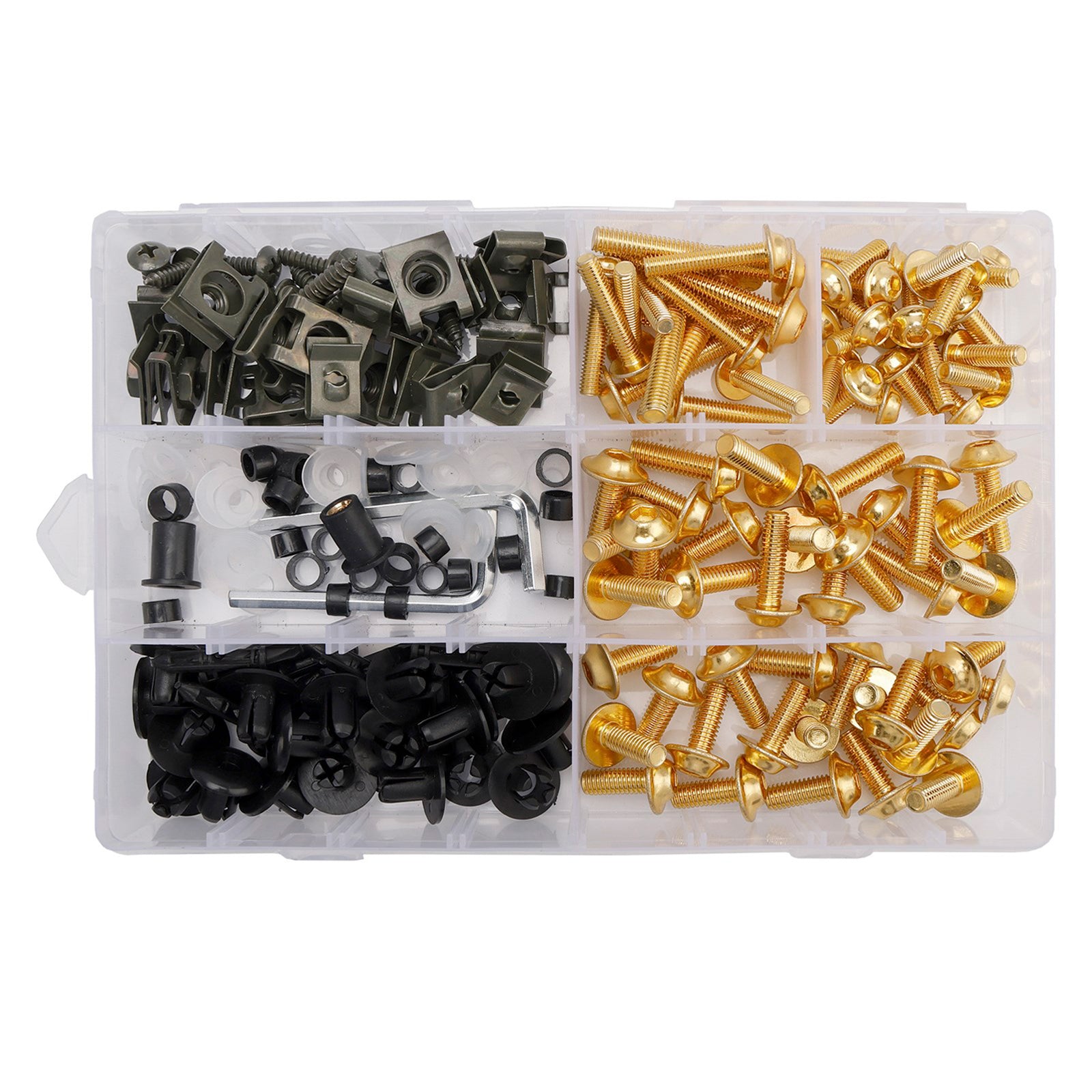 Amotopart 2009-2011 Kawasaki Ninja 650 EX650 Yellow Gold Fairing Kit