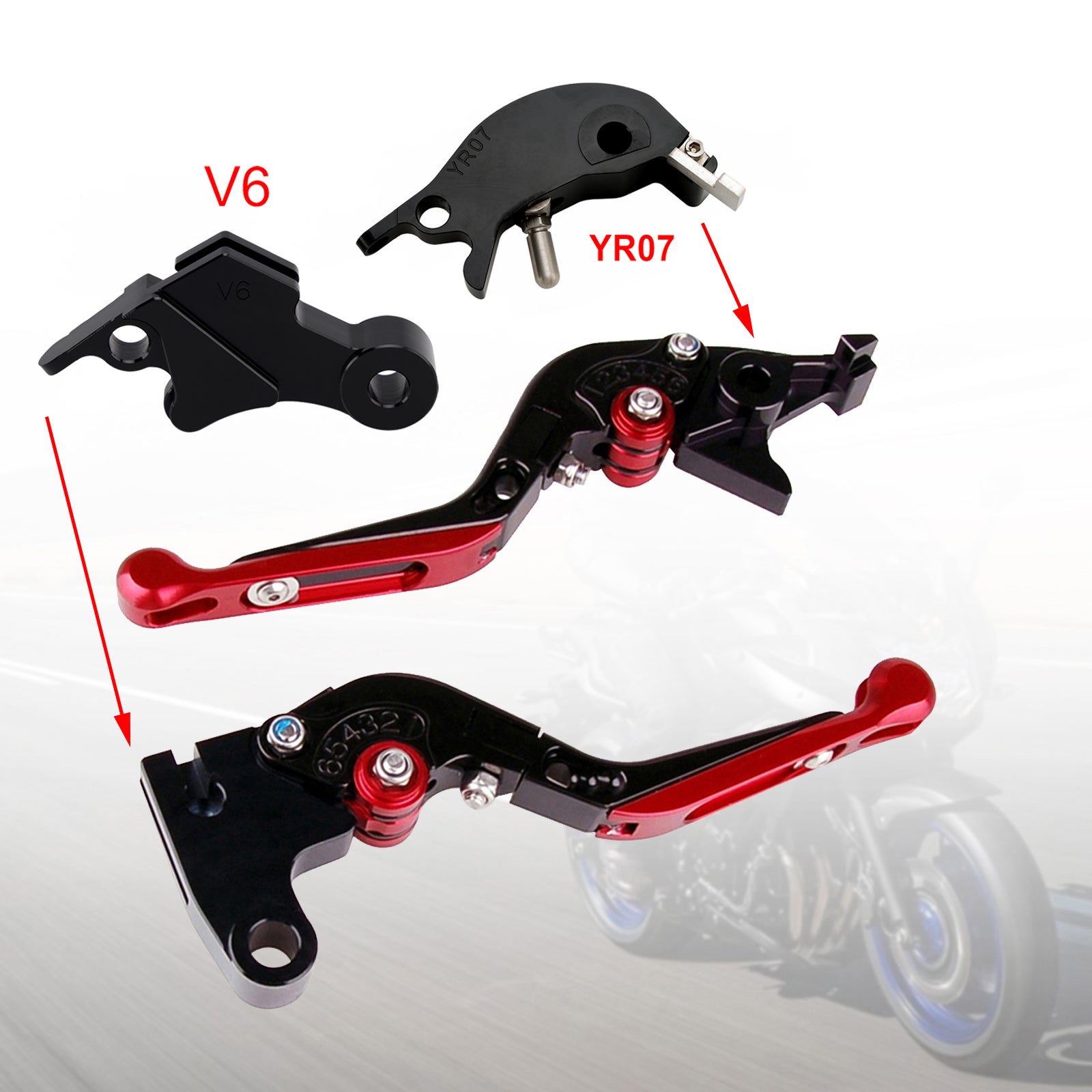 24-25 YAMAHA XSR900 XSR900GP MT-09 MT-09SP Adjustable Clutch Brake Lever