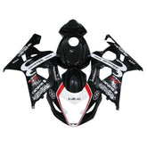 Amotopart 2004-2005 K4 GSXR 600/750 Suzuki Kit carena bianco e nero Style4