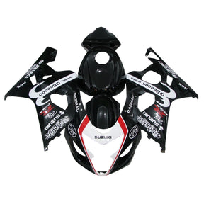 Amotopart 2004-2005 K4 GSXR 600/750 Suzuki White&Black Style4 Fairing Kit