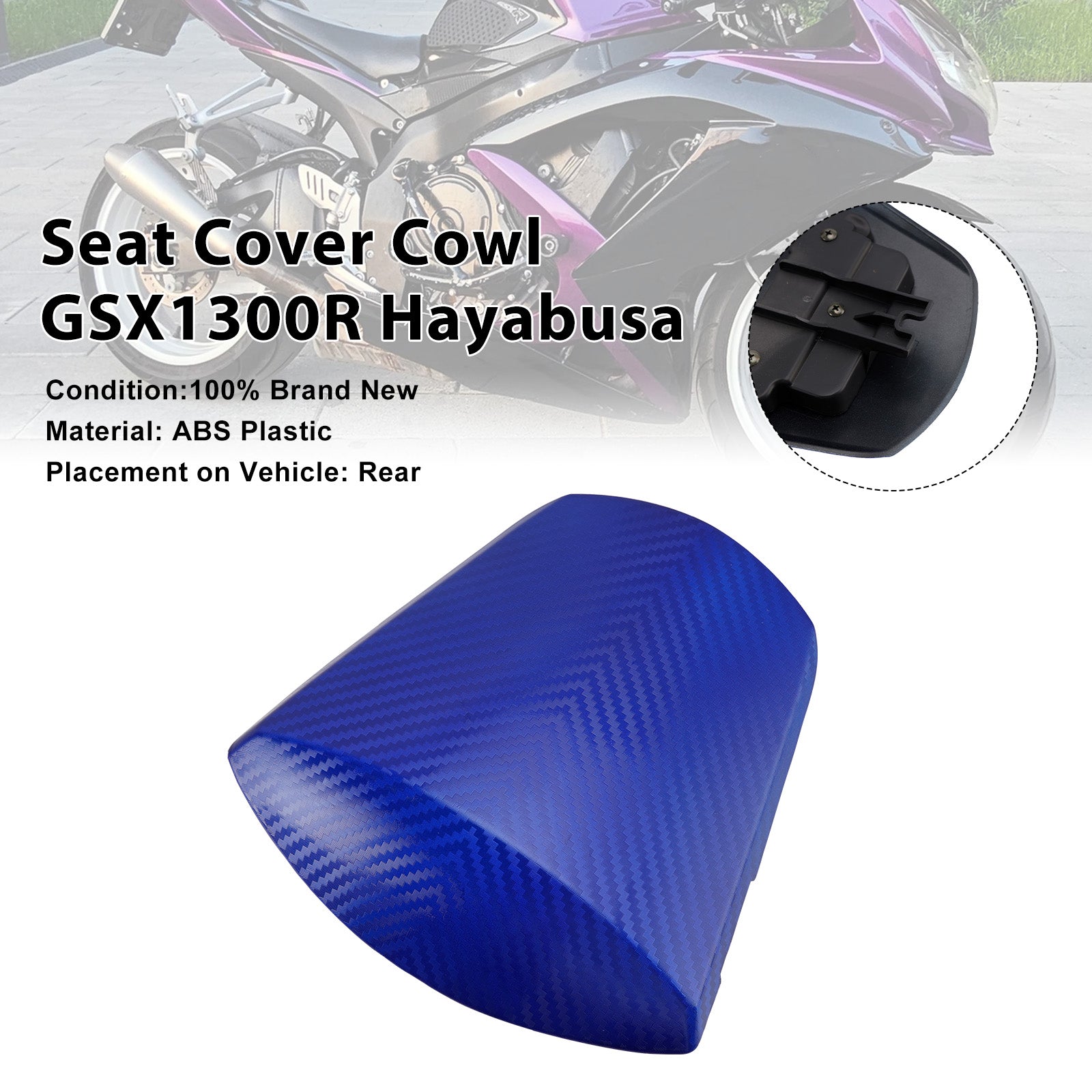 Housse de carénage de siège arrière Suzuki GSXR600 GSXR750 K11 2011-2026