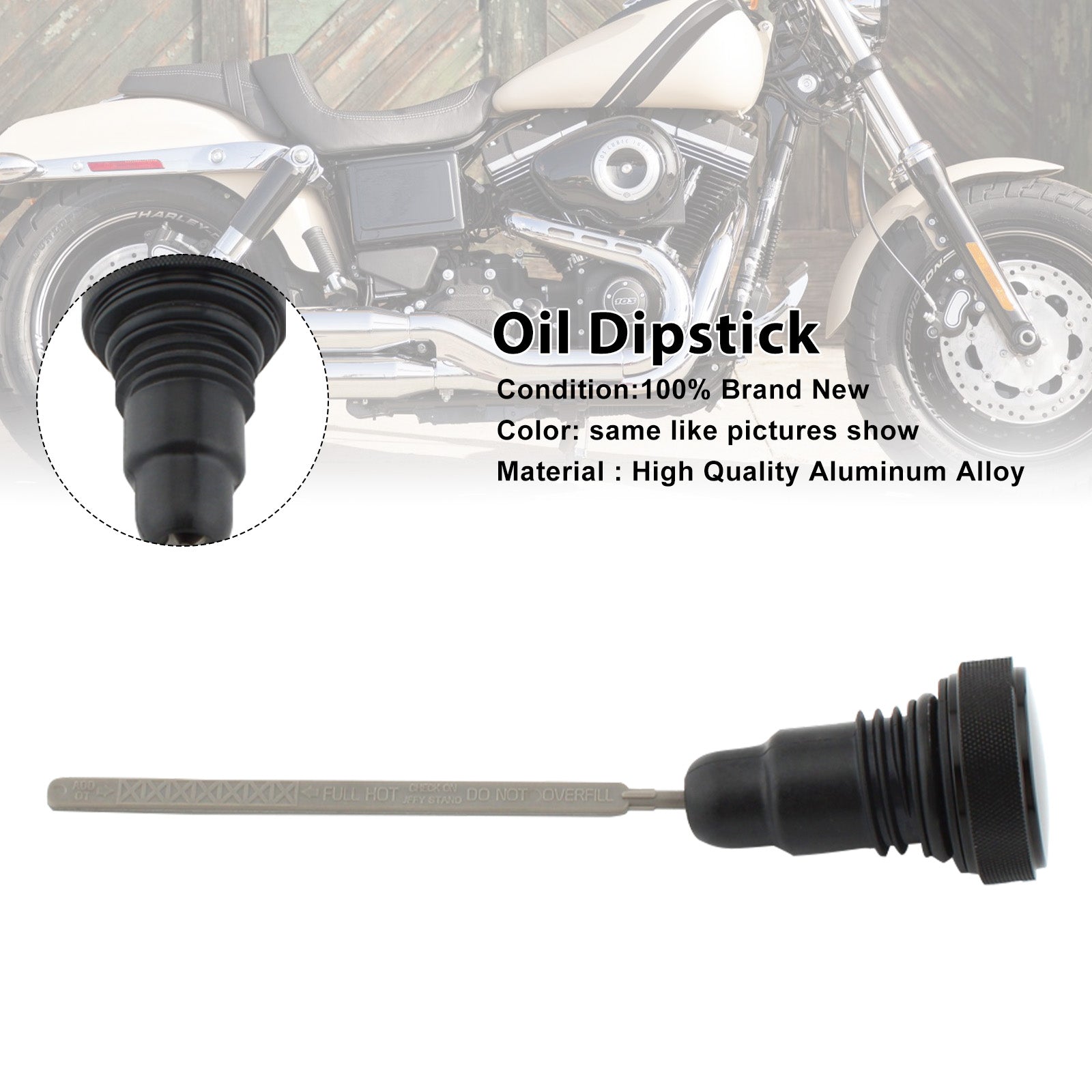 2006-2017 FXD Dyna 0710-0153 Oil Dipstick Tank Cap Plug