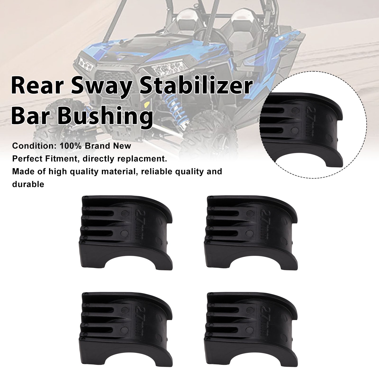 15-20 Polaris RZR S 1000 RZR XP Hintere Stabilisatorbuchse