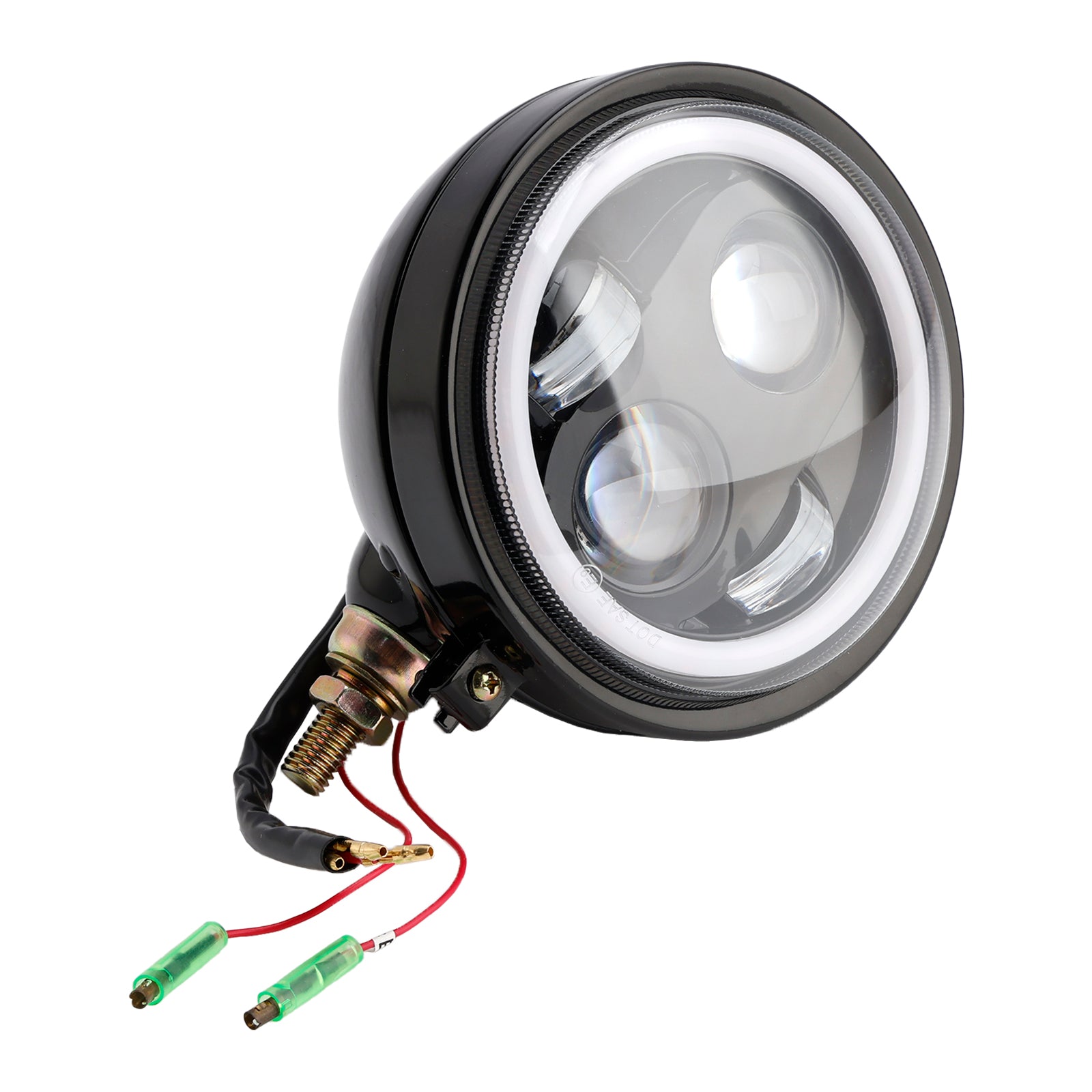 Motorcycle Scooter 5.75" Motorcycle Spotlight Headlight Fog 4-Bulbs