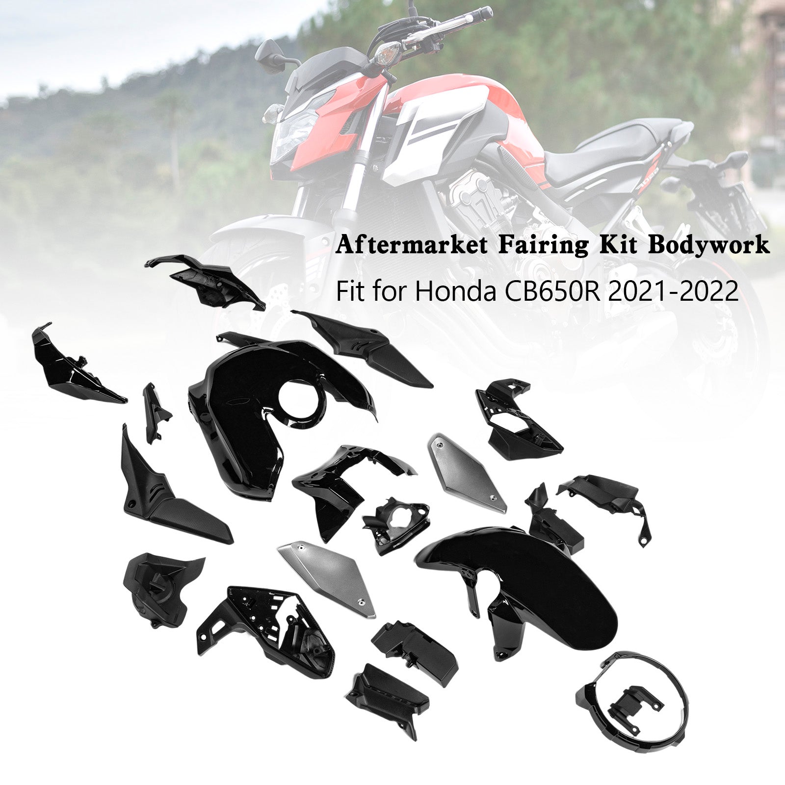 Collezione kit carena Amotopart (21-23) Honda CB650R2