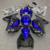 Amotopart 2008-2012 Kawasaki EX250 Ninja250R Gloss Blue&Black Fairing Kit