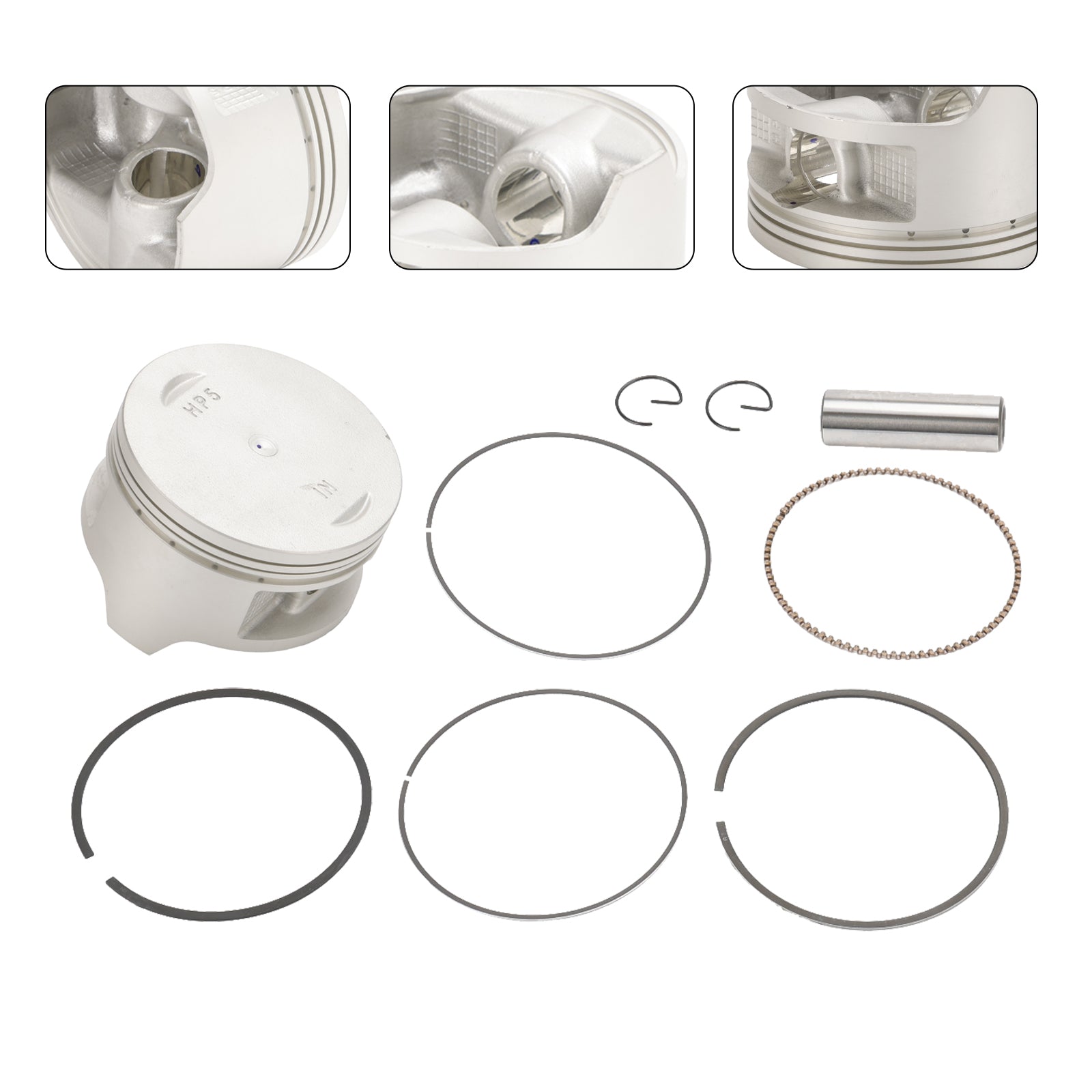 Kit de reconstruction de segment de Piston, alésage Std 86.5Mm pour Honda Rancher Trx420 2007 – 2018