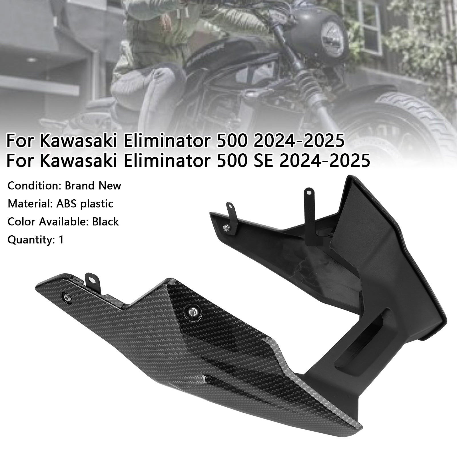 2024-2025 Kawasaki Eliminator 400/450/500 Lower Fairings Full Belly Pan