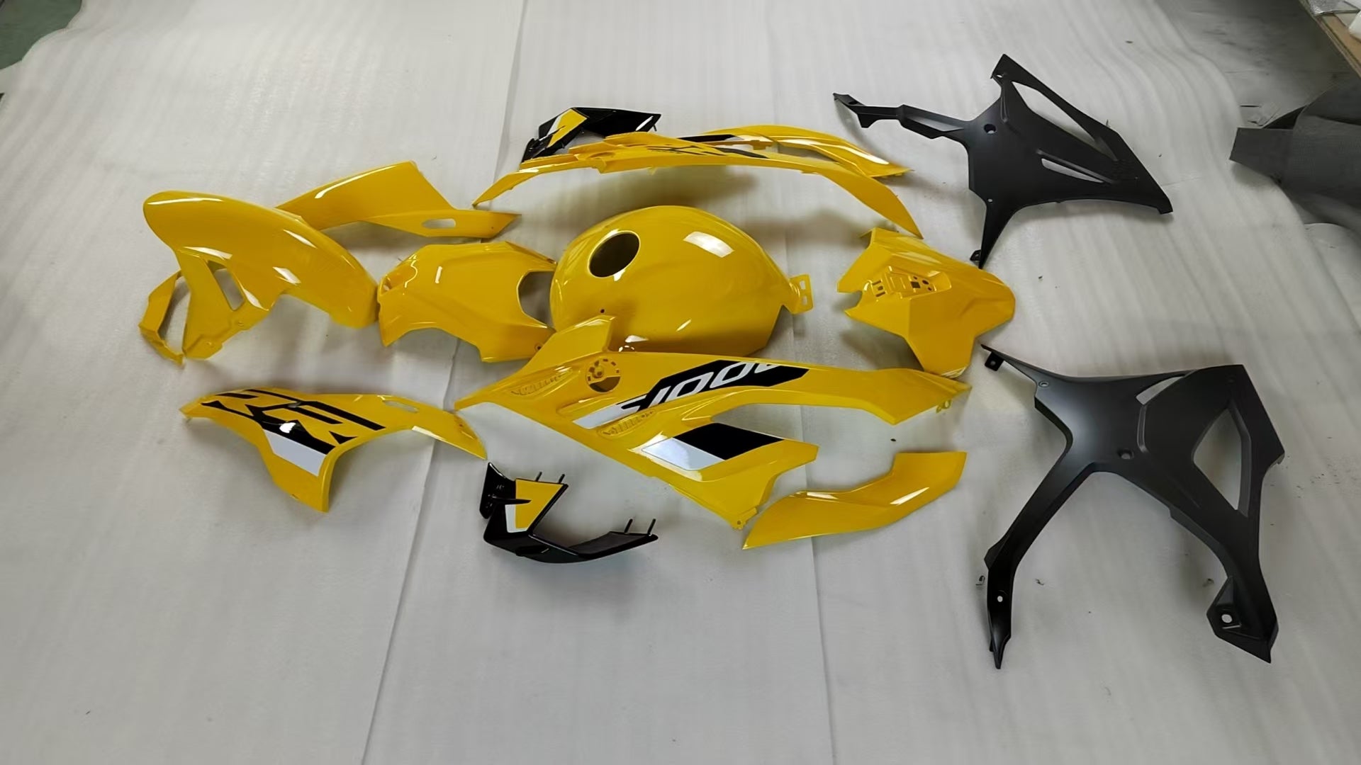 Amotopart 2023-2024 S1000RR BMW blank Blue Fairing Kit