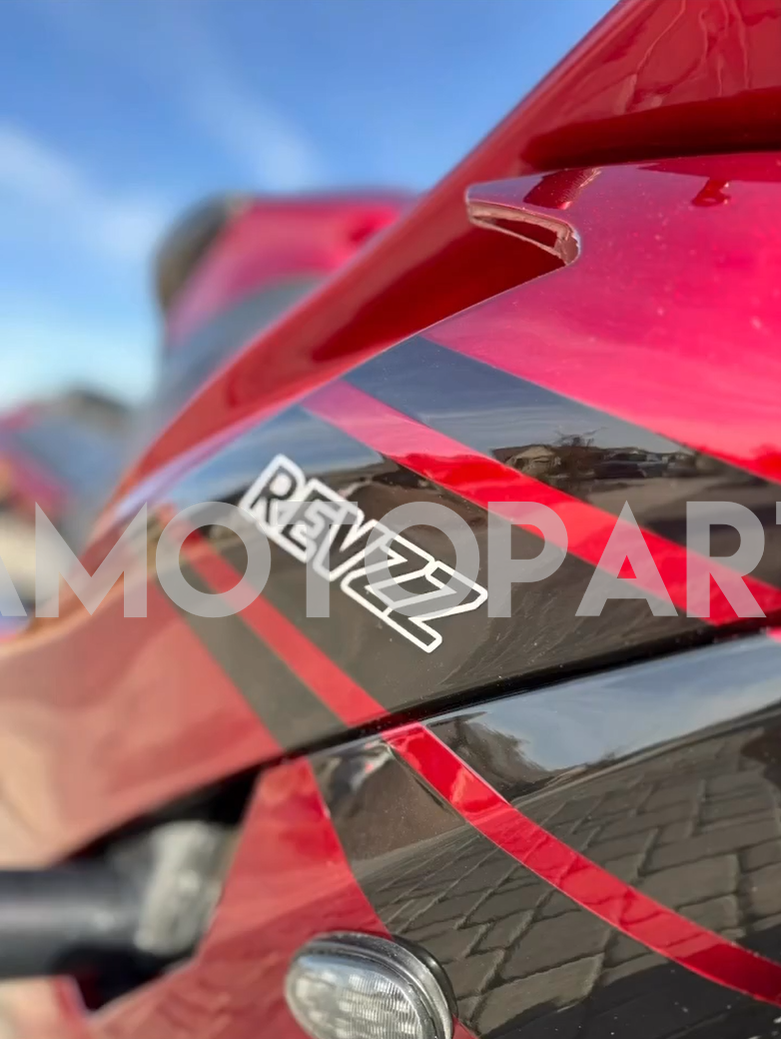 Amotopart 2008-2016 Yamaha YZF 600 R6 Gloss Red Black Fairing Kit