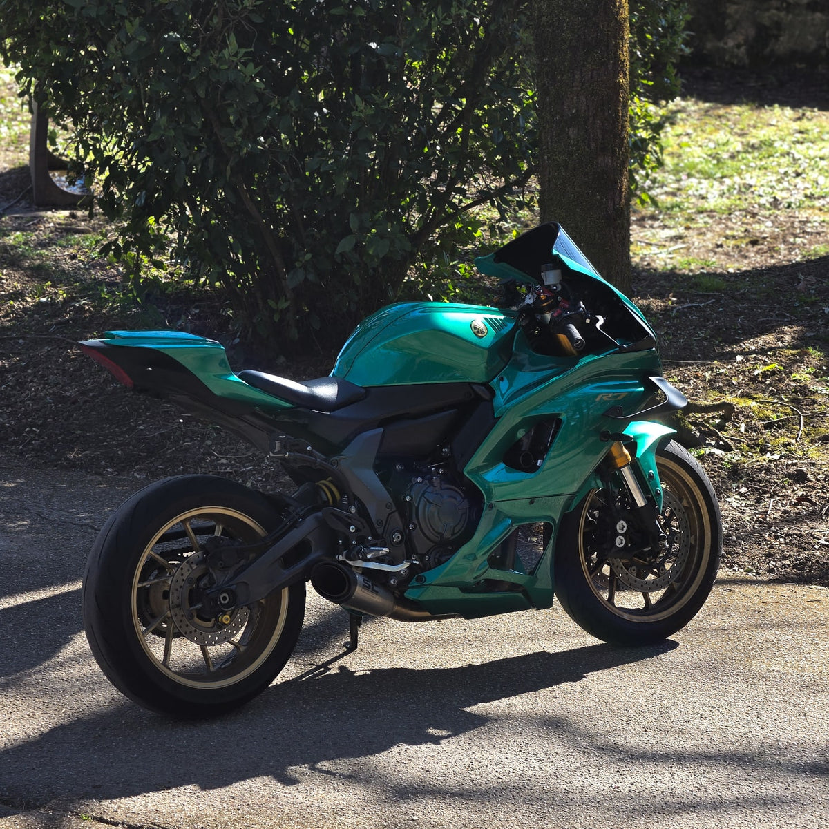 Kit carena Amotopart 2021-2025 Yamaha YZF-R7 verde lucido