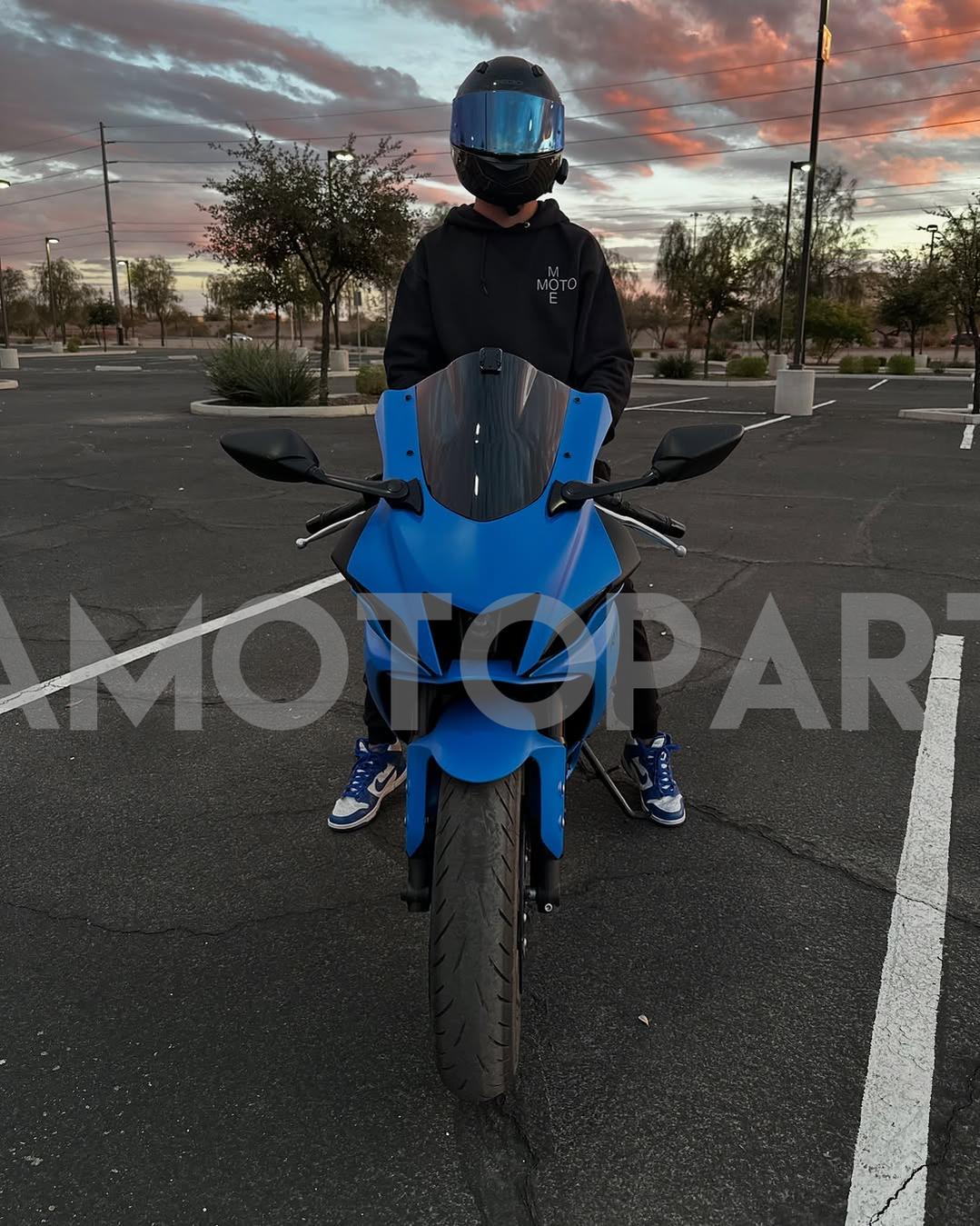 Amotopart 2021-2025 Yamaha YZF-R7 Matte Blue Fairing Kit