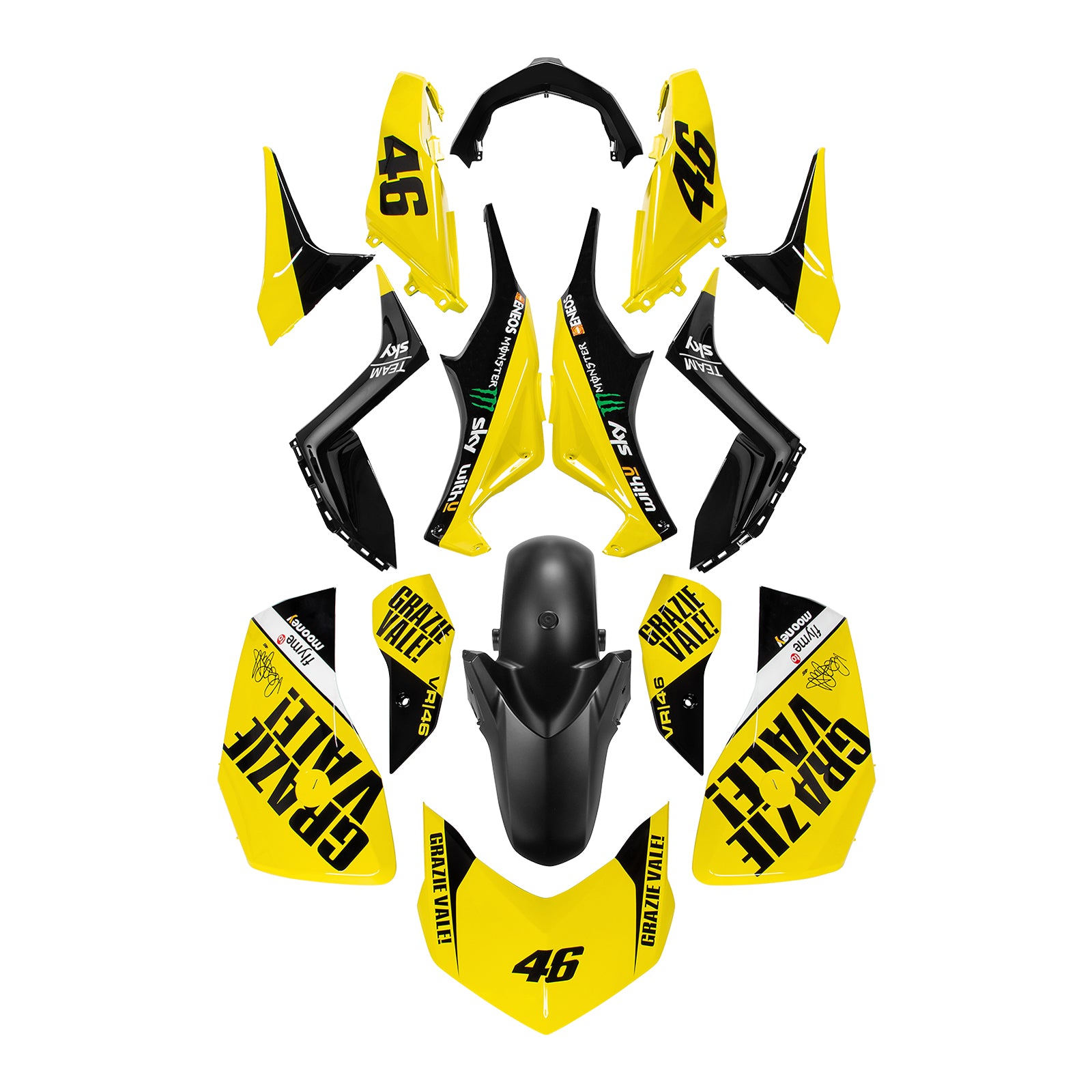 Amotopart 2023-2024 Yamaha X MAX 300 Fairing Kit