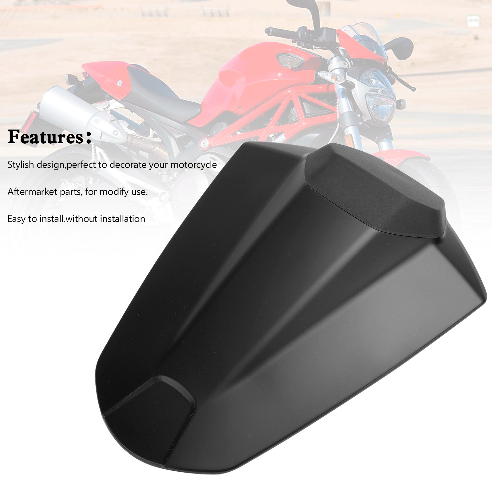 2021-2023 Ducati Monster 950 937 Couverture de siège arrière Capot de carénage