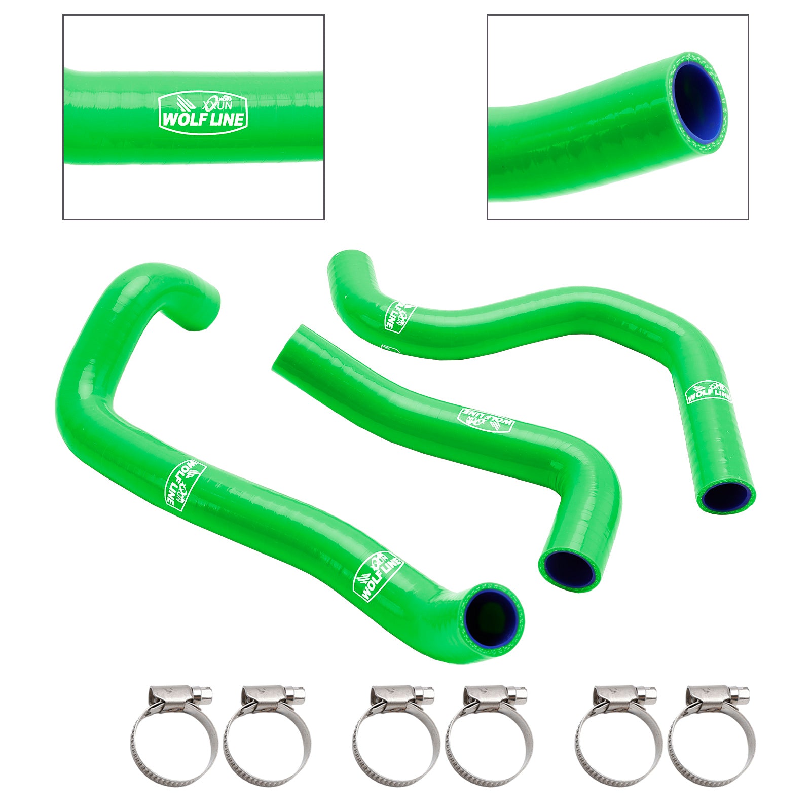 20-22 Street Triple 765 R RS Silicone Radiator Coolant Hose Kit