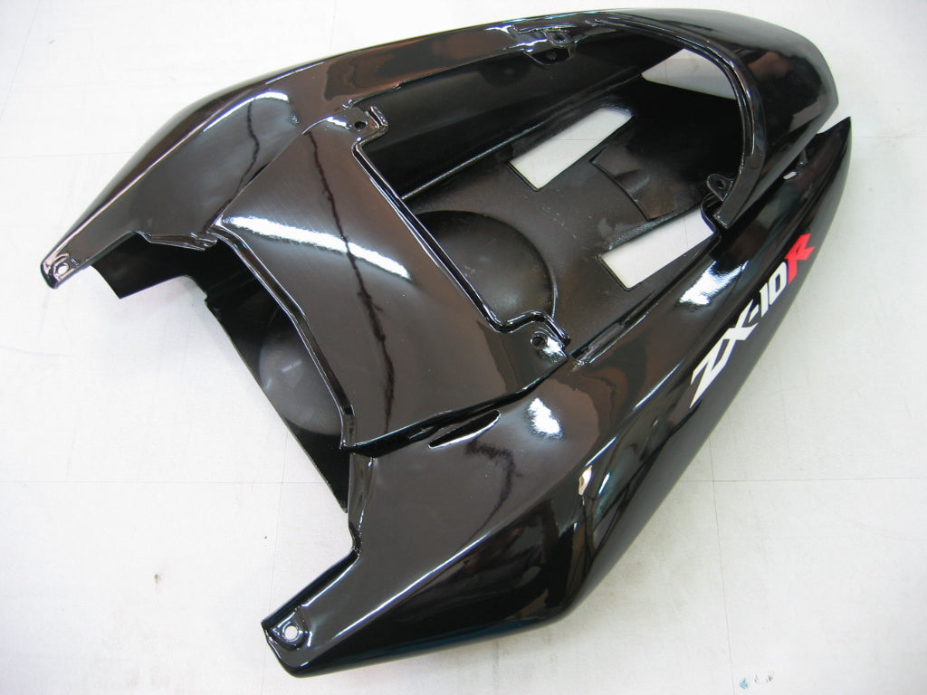 Amotopart 2004-2005 Kawasaki ZX10R Gloss&Matte Black Fairing Kit