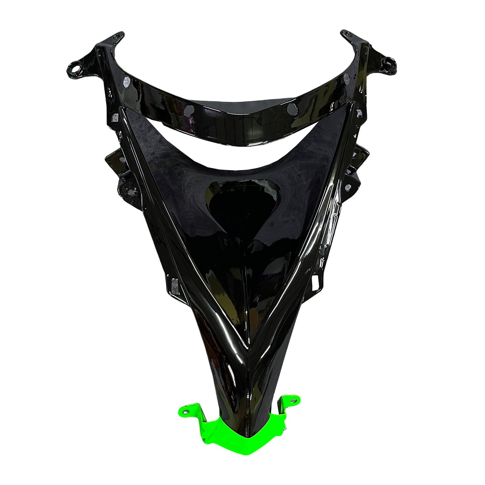 Amotopart 2008-2010 Kawasaki ZX10R Green Black Fairing Kit