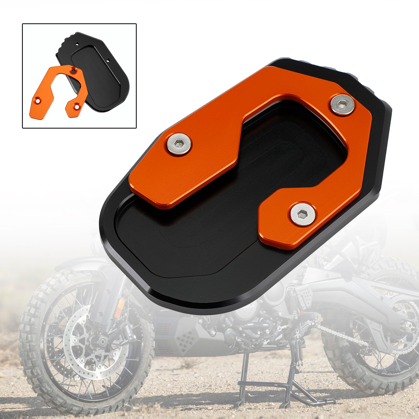 Kickstand Enlarge Plate Pad passend für Pan America 1250 2021–2022