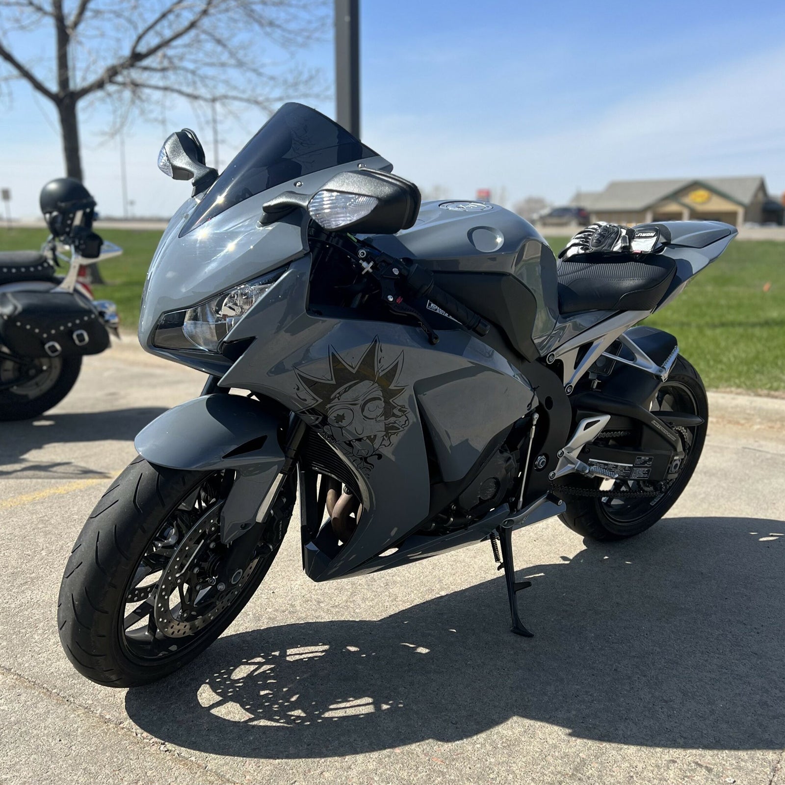 Amotopart 2012-2016 Honda CBR1000RR Gray Black Fairing Kit