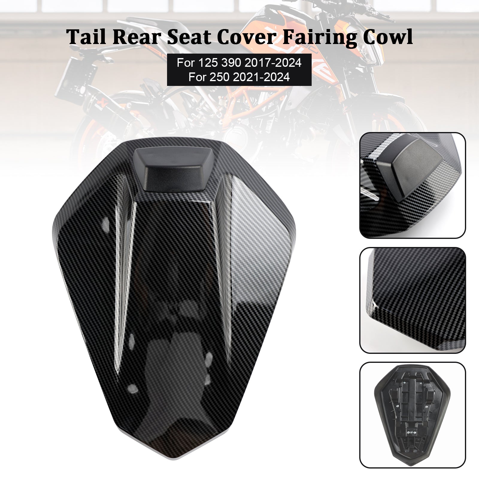 17-24 KTM 125 250 390 Schwanz Hinten Sitz Abdeckung Verkleidung Cowl