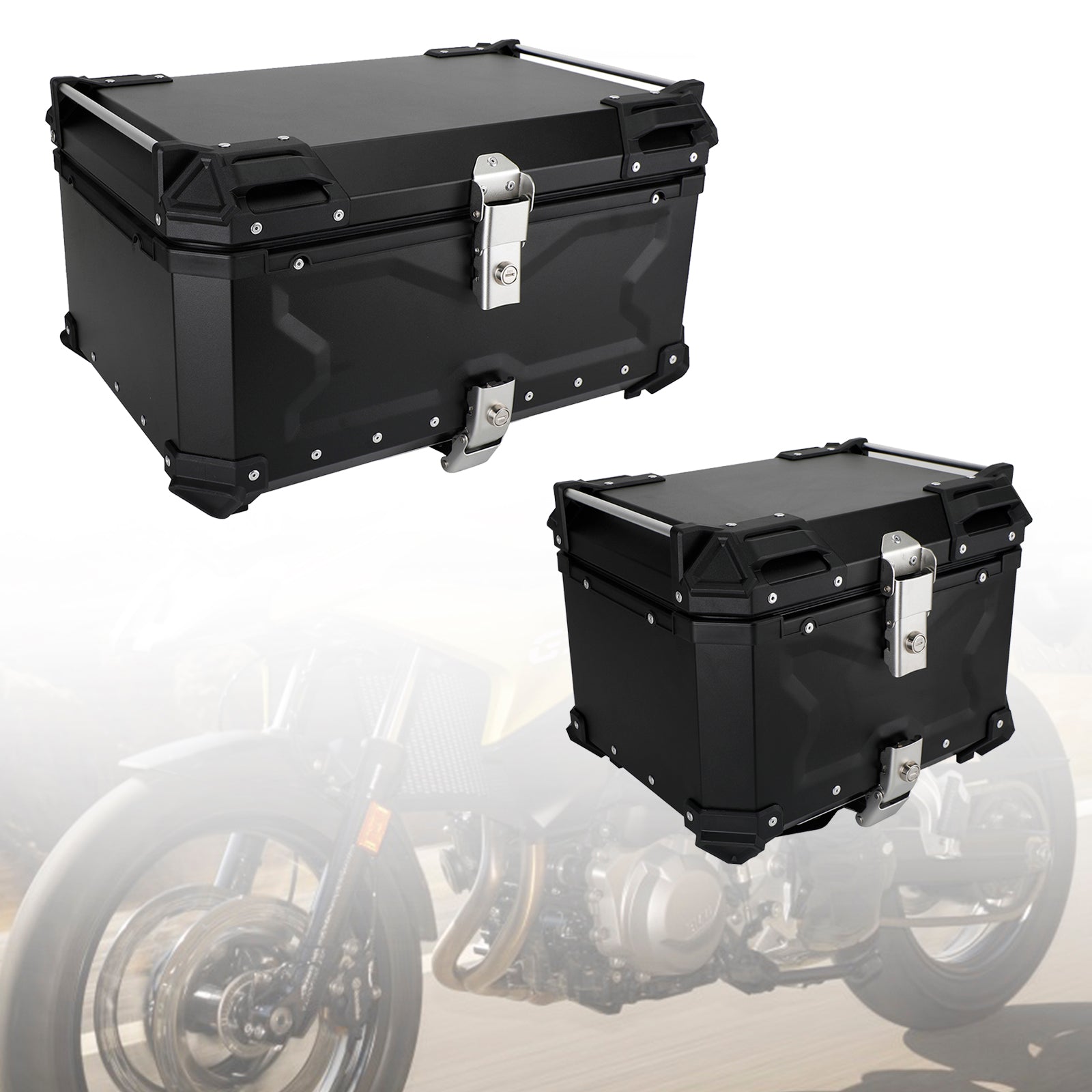 Pack Trunk Tail Box Top Gepäck Box Universal Für Bmw R1200GS R1250GS F750GS 65L