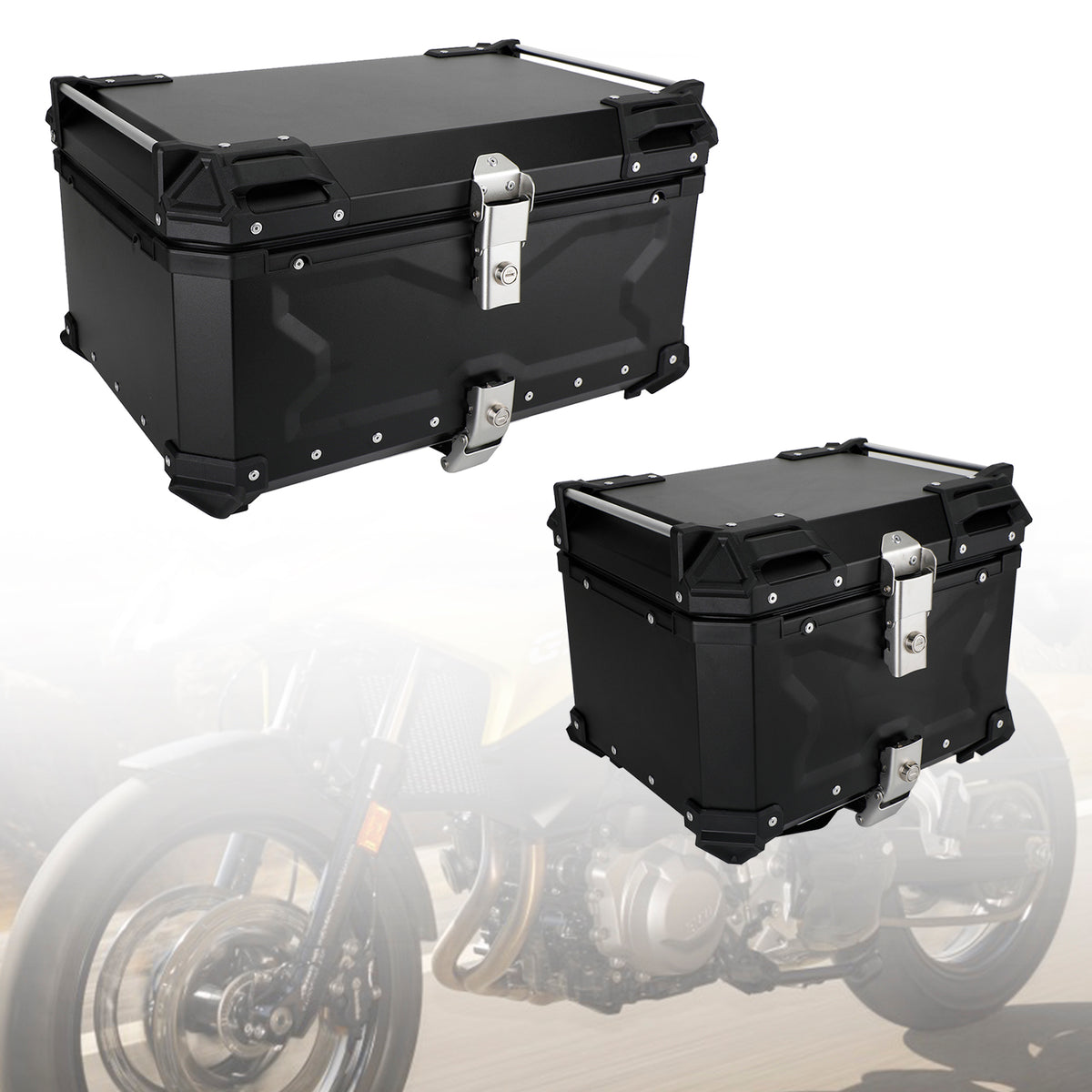 Pack Trunk Tail Box Top Luggage Box Universal For Bmw R1200GS R1250GS F750GS 65L