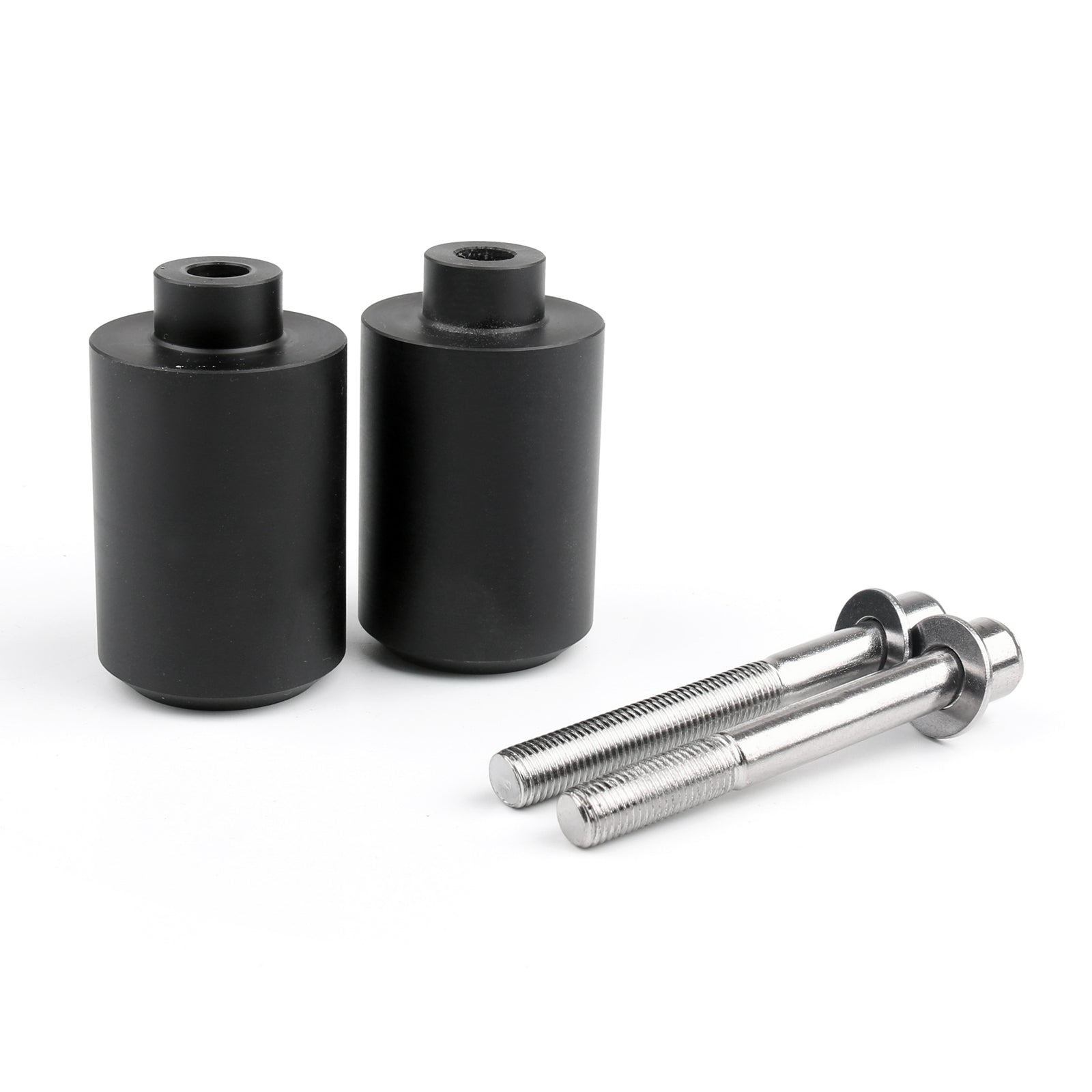 Crash Bobbins Protector Sliders Aluminium Schwarz Passend für Yamaha Fz6 600 2004–2008