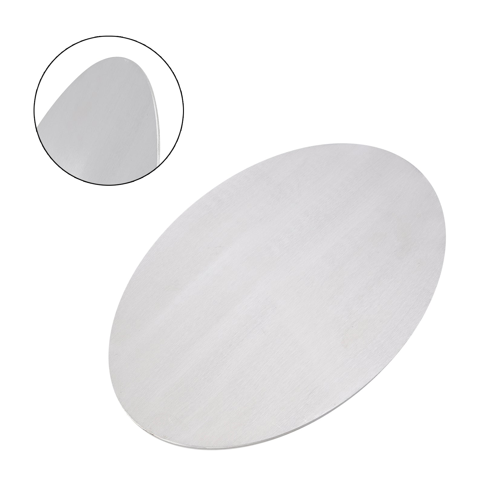 楕円形のブランクアルミ合金ナンバープレート DIY ユニバーサル