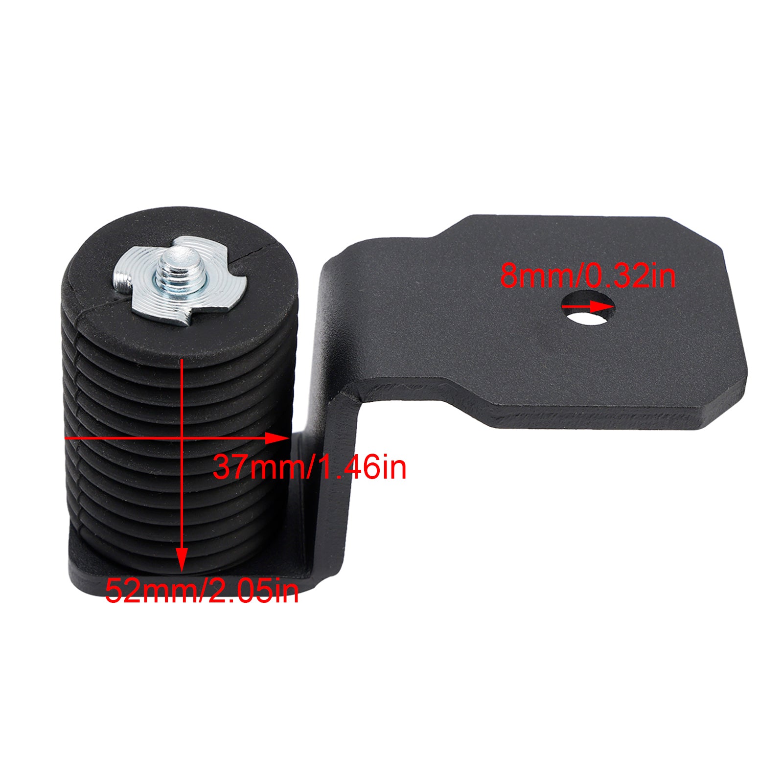 Polaris Ranger 1000 900 Universal 37Mm Cargo Bed Anchor Flag Mount Bracket