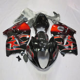 Amotopart 1999-2007 Suzuki Hayabusa GSX1300R Red&Black Style3 Fairing Kit