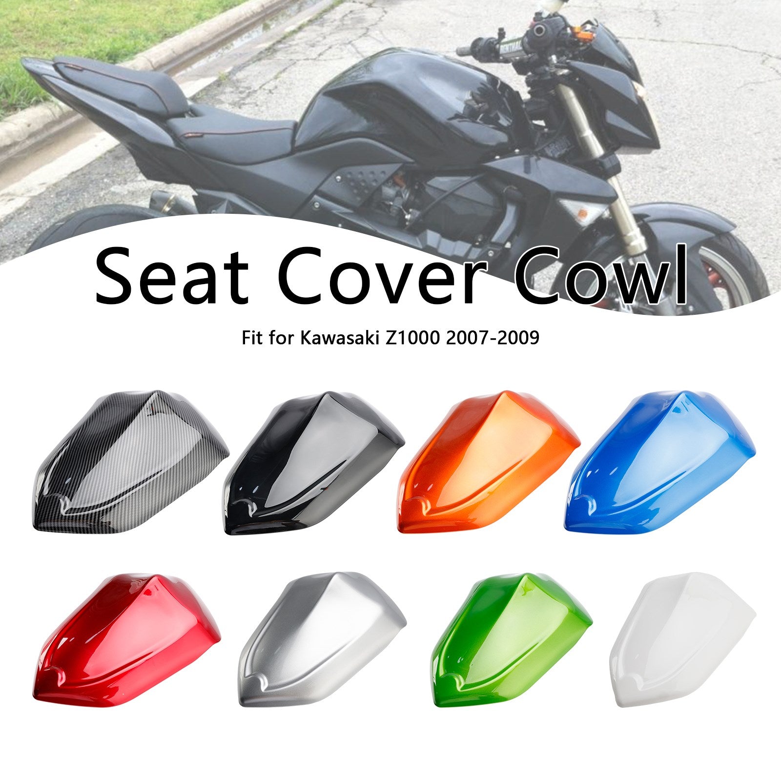 07-09 Kawasaki Z1000 Coda Posteriore Carenatura Copertura Cofano