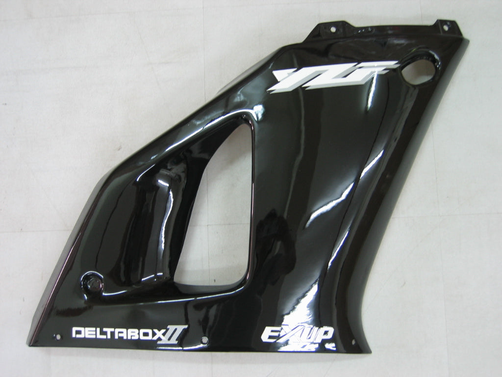 Amotopart 2000-2001 Yamaha YZF 1000 R1 Gloss Black with Logo Fairing Kit