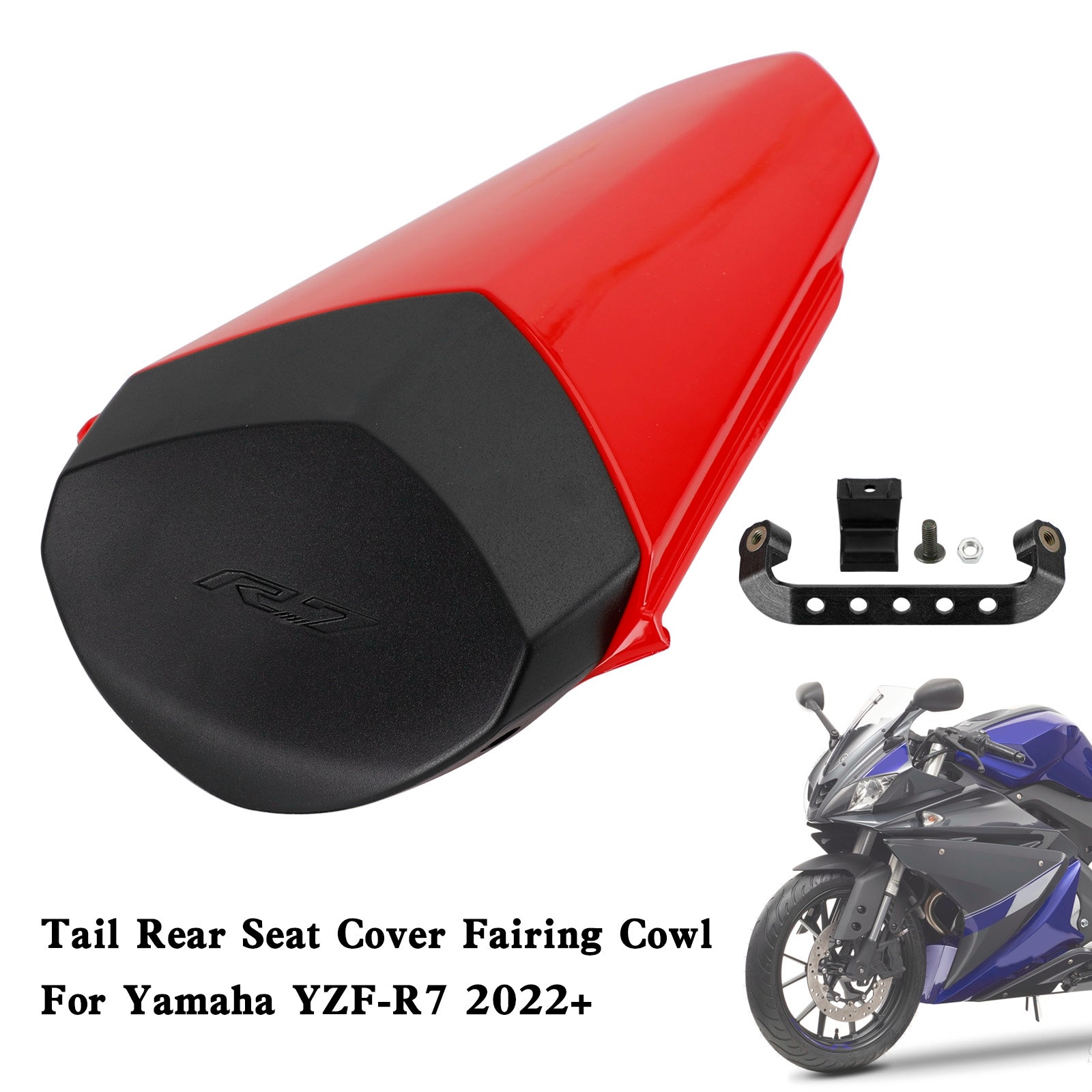 22-23 YAMAHA YZF R7 Tail Rear Seat Cover Fairing Cowl