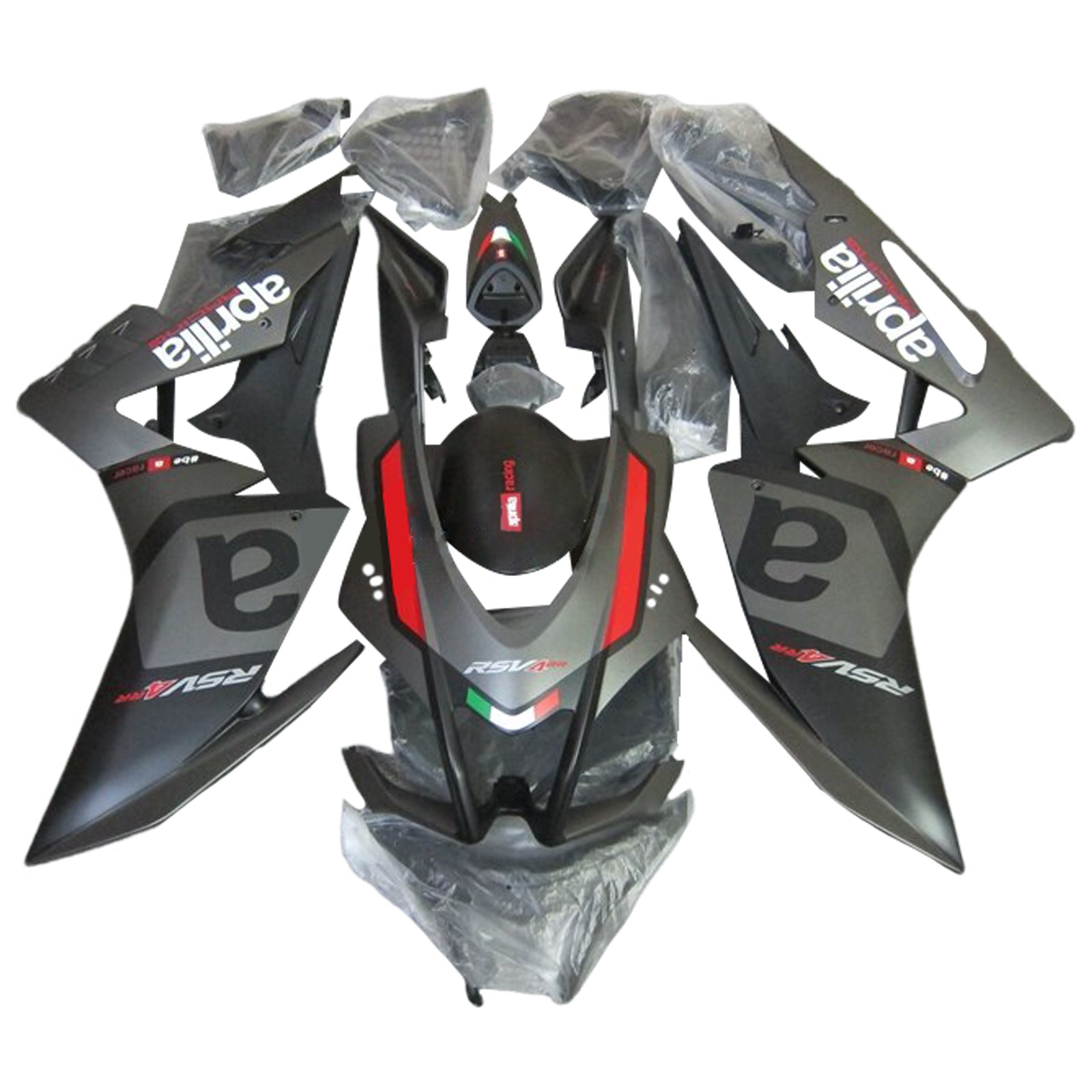 Amotopart Aprilia 2016-2020 RSV4 1000 Red&Black Style3 Fairing Kit