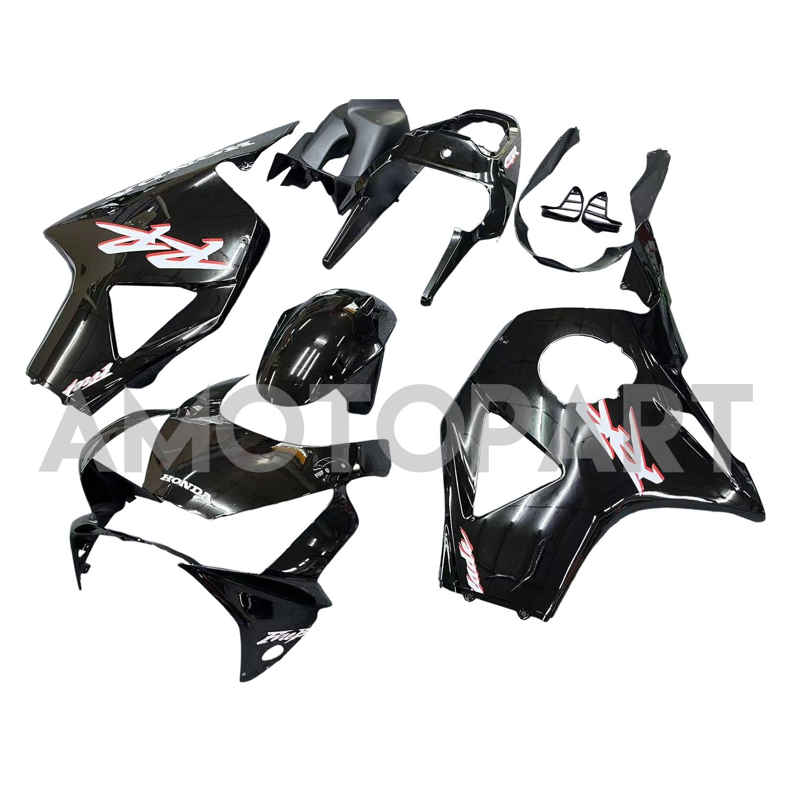 Amotopart 2002-2003 Honda CBR954 Black Fairing Kit