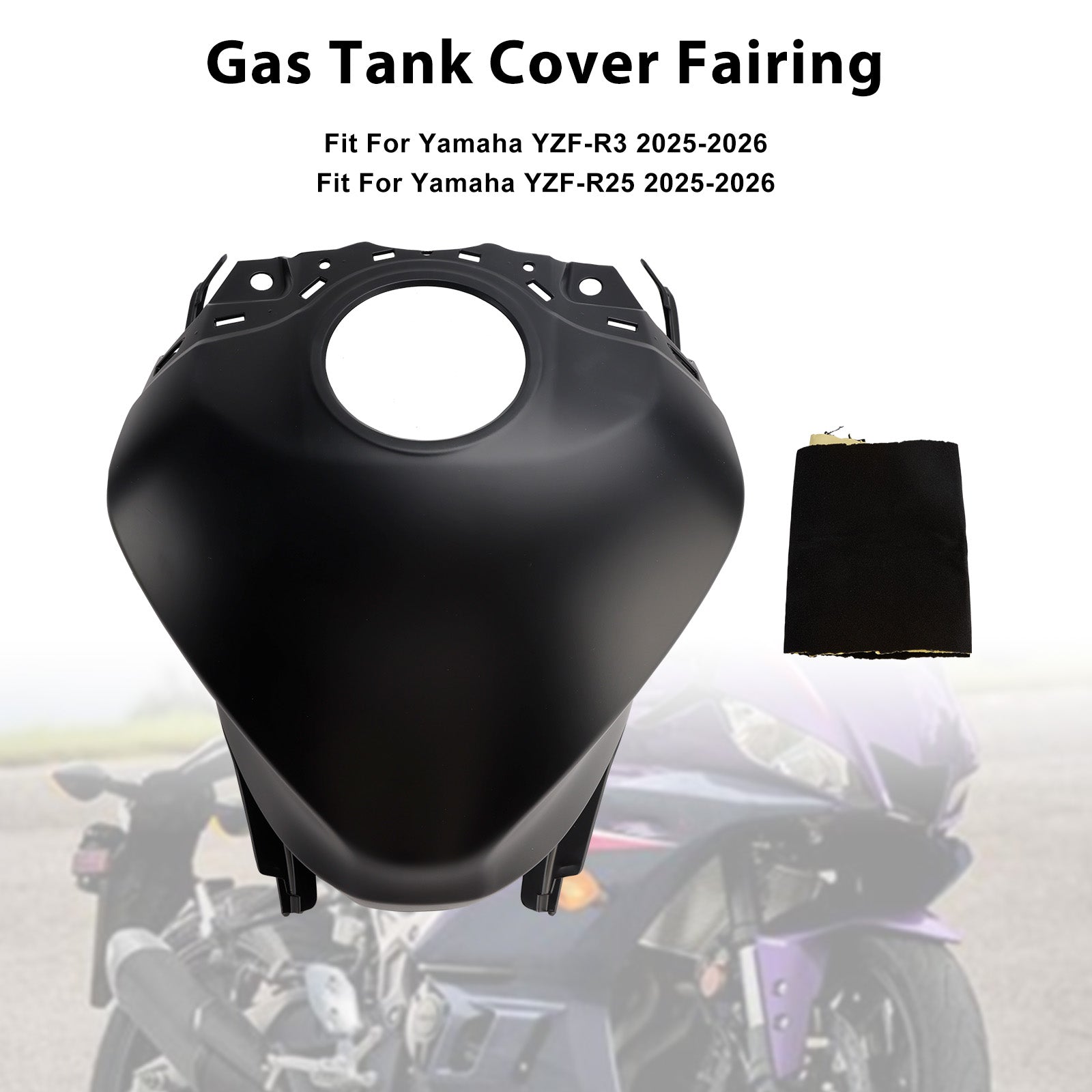 2025-2026 Yamaha YZF-R3 R25 Gas Tank Cover Fairing Protector