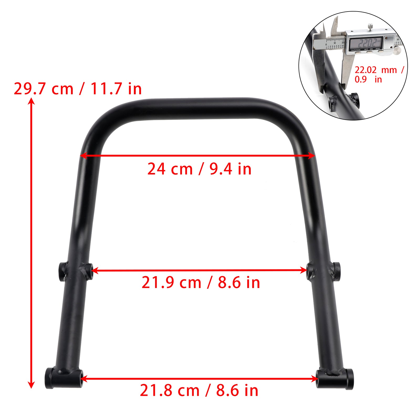 Honda MSX 125 GROM 125 2021-2024 (JC92) Porte-monuble de passager