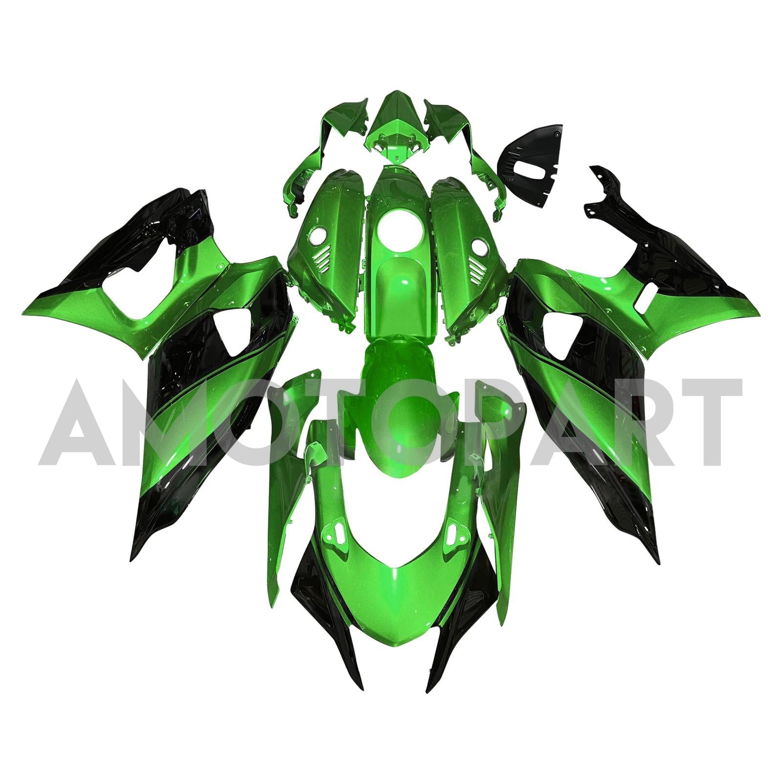 Amotopart 2021-2025 Yamaha YZF-R7 Jade Green Fairing Kit