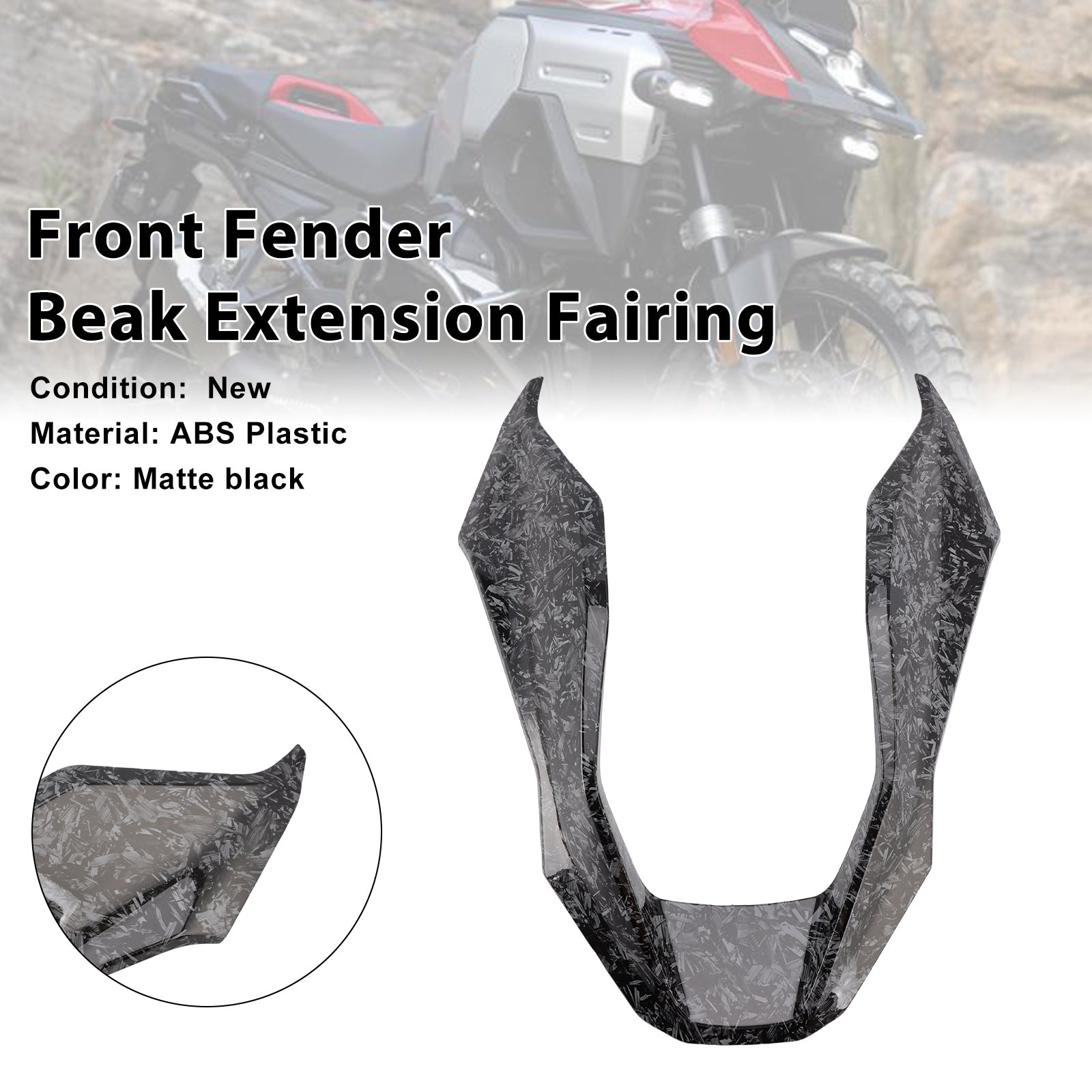 2024-2025 BMW R1300GS Front Fender Beak Extension Fairing