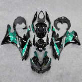 Amotopart 2019-2024 Ninja ZX-25R ZX-4R ZX-4RR Kawasaki Green&Black Fairing Kit