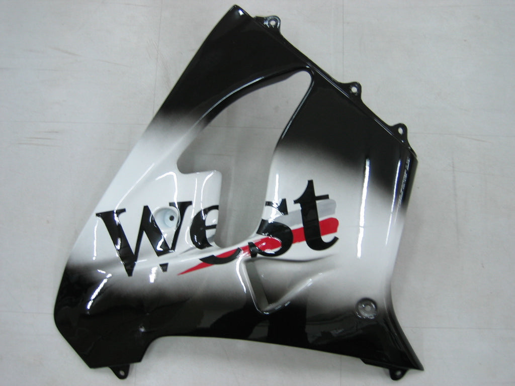 Amotopart 2000-2001 Kawasaki ZX9R Black Fairing Kit