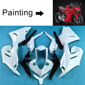 Amotopart 2021-2024 Ducati Supersport 950 / 950S Schwarz-Rot-Verkleidungssatz