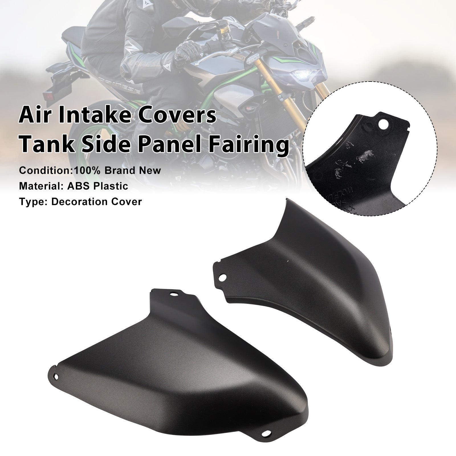 2025-2026 Kawasaki Z900 Air Intake Covers Tank Side Panel Fairing