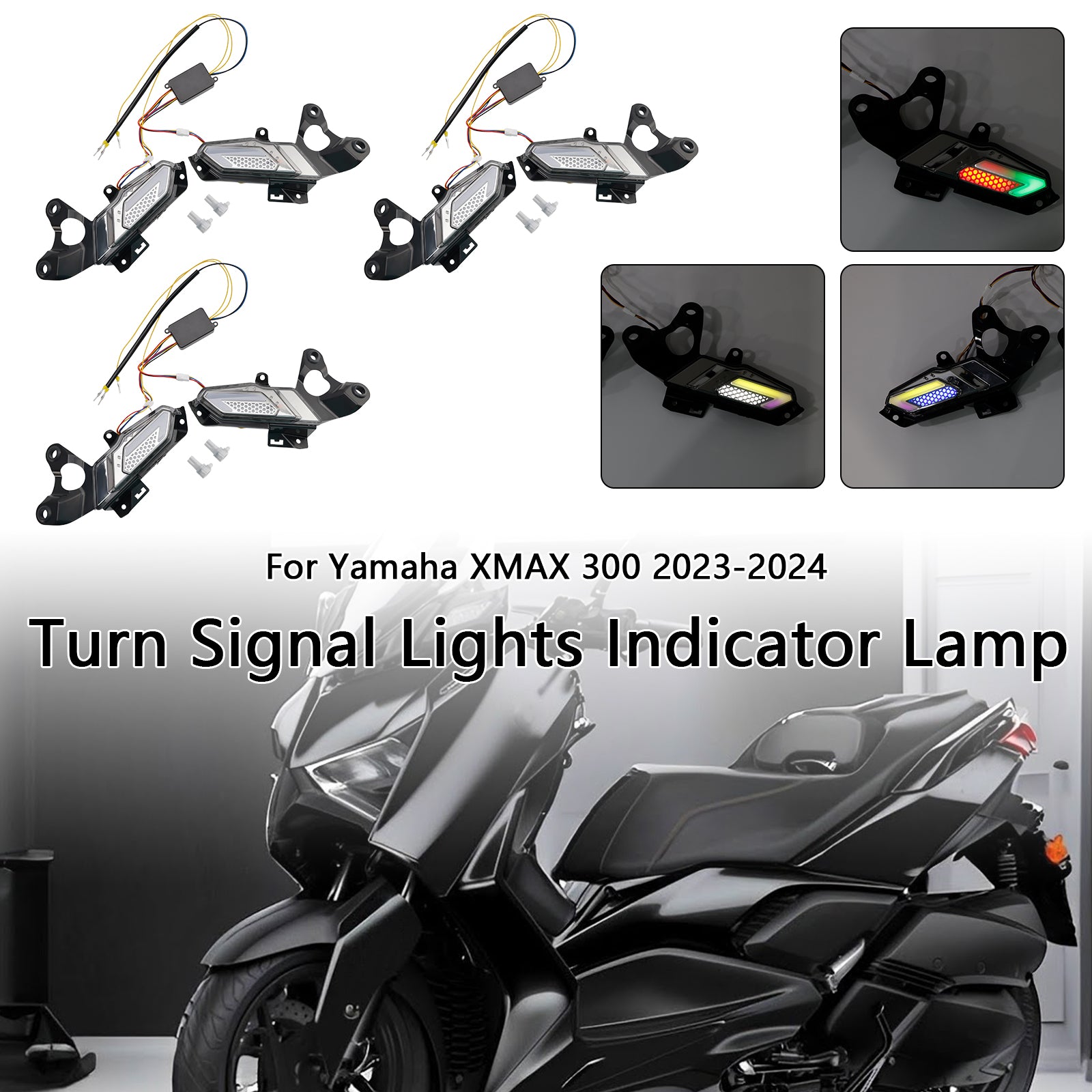 2023-2024 ヤマハ XMAX 300 ターンシグナルライトインジケーターランプ