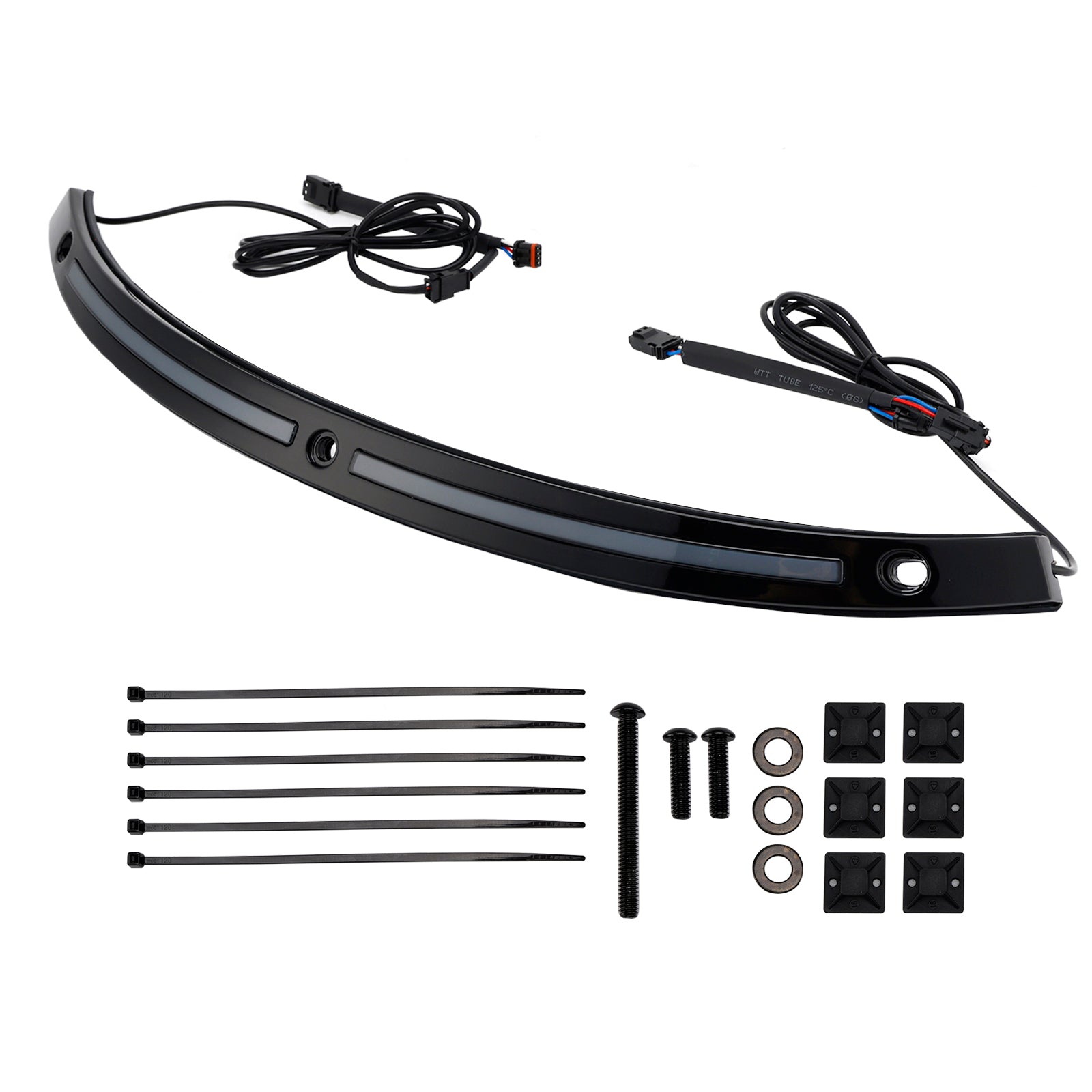 2014+ Touring Electra Glide LED Running Turn Signal Light Windshield Trim